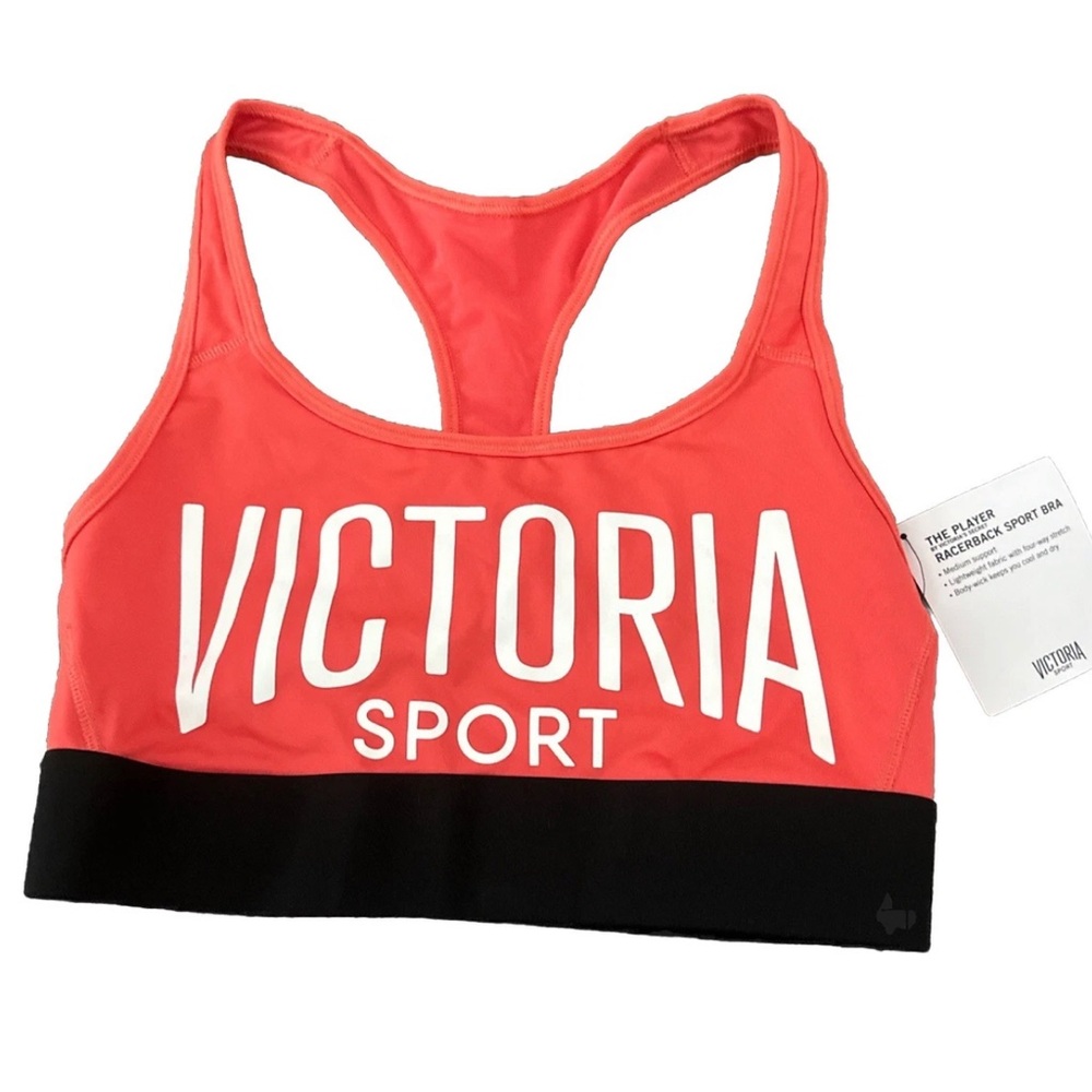 Victoria’s Secret Coral The Player Racerback Sports Bra